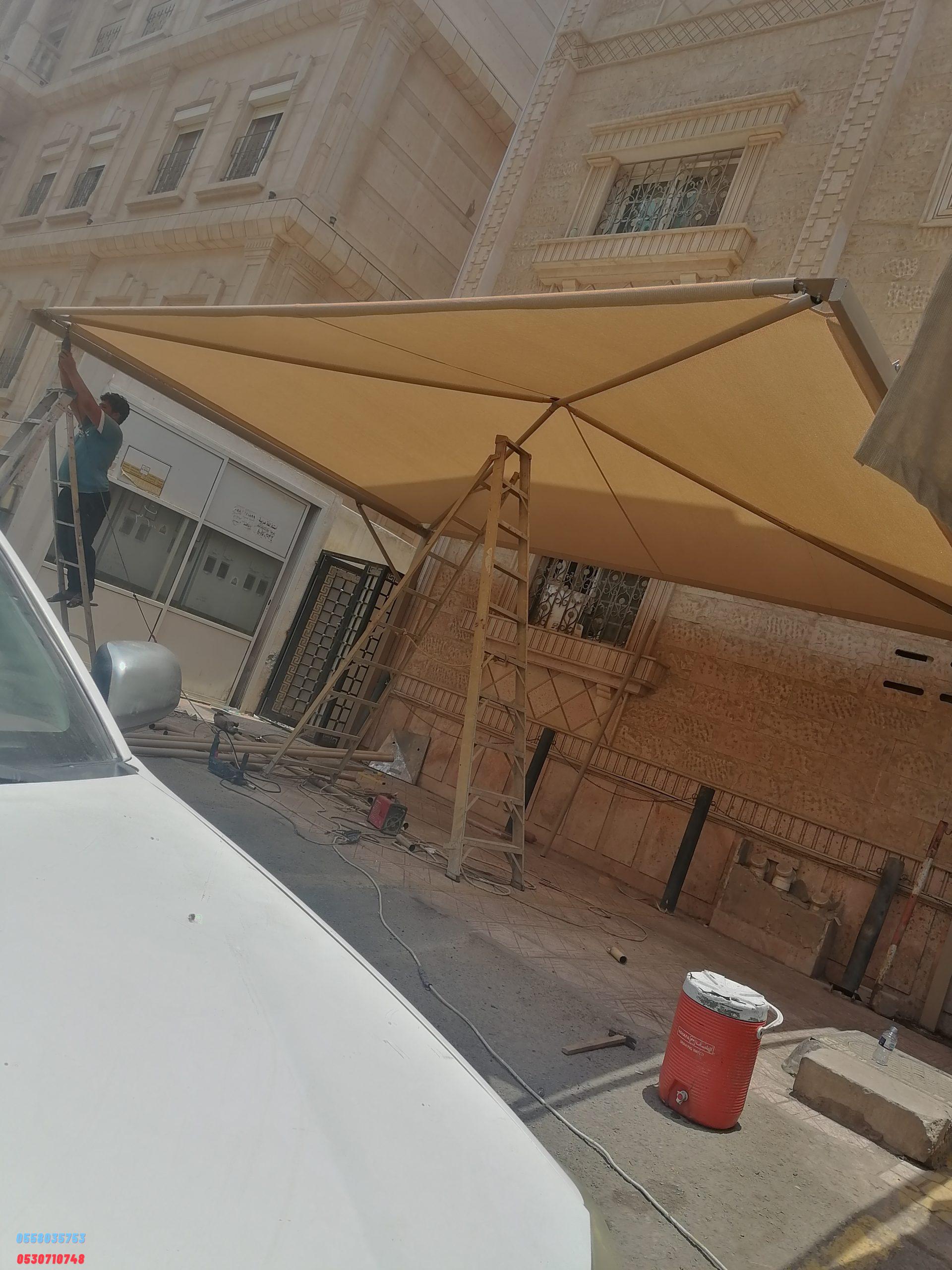 أسعار تركيب مظلات سيارات جدة