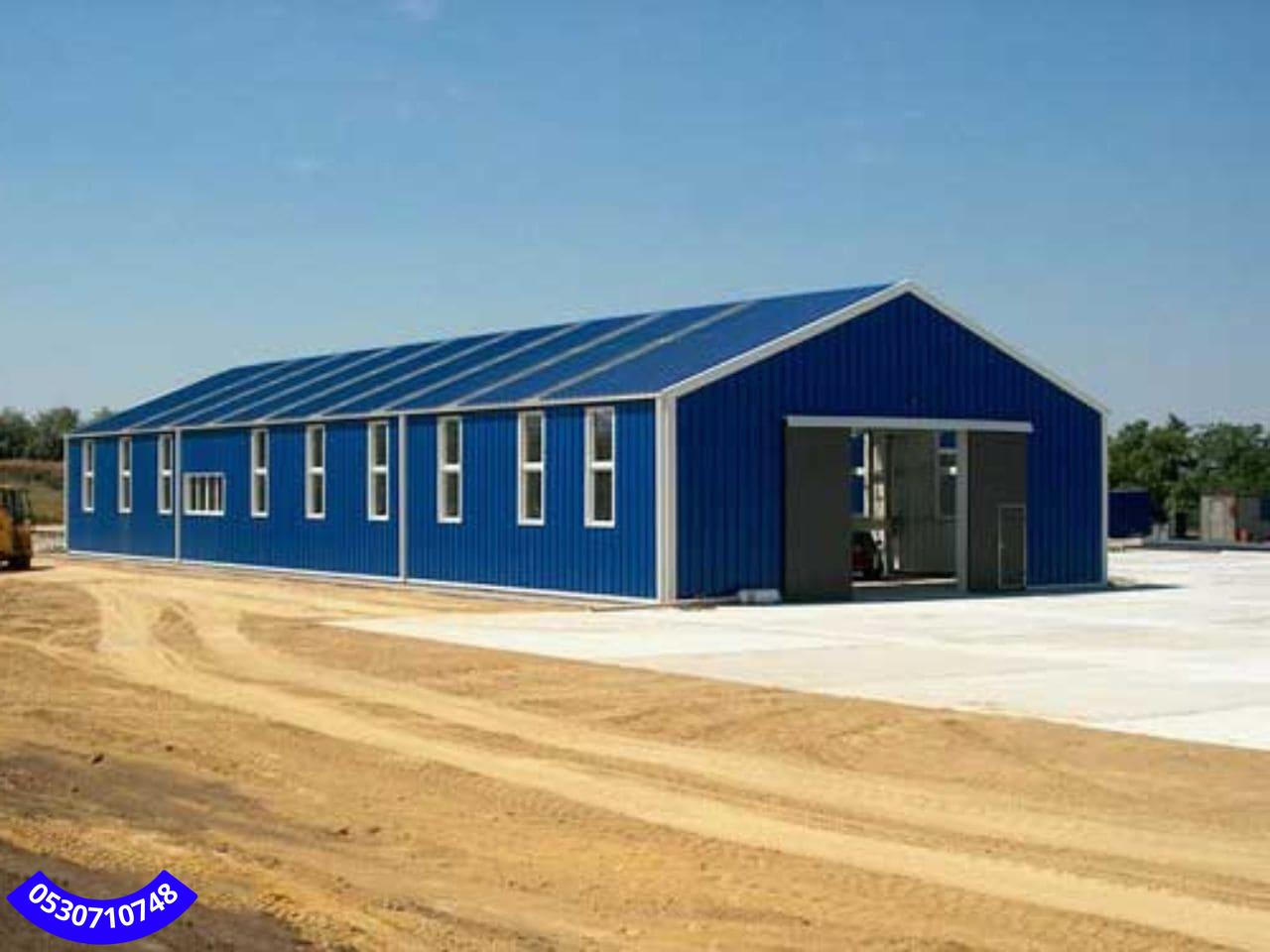 إنشاء هناجر جاهزة بعزل حراري وصوتي