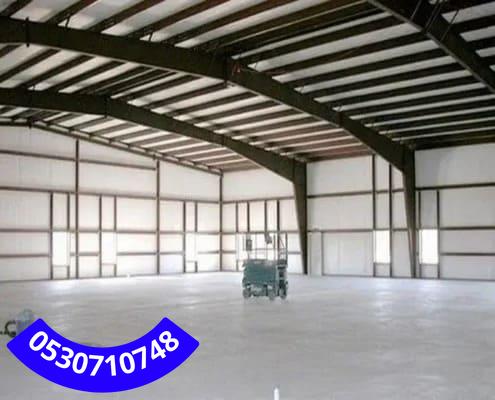 بناء هنجر تخزين سريع التركيب باستخدام ألواح معزولة