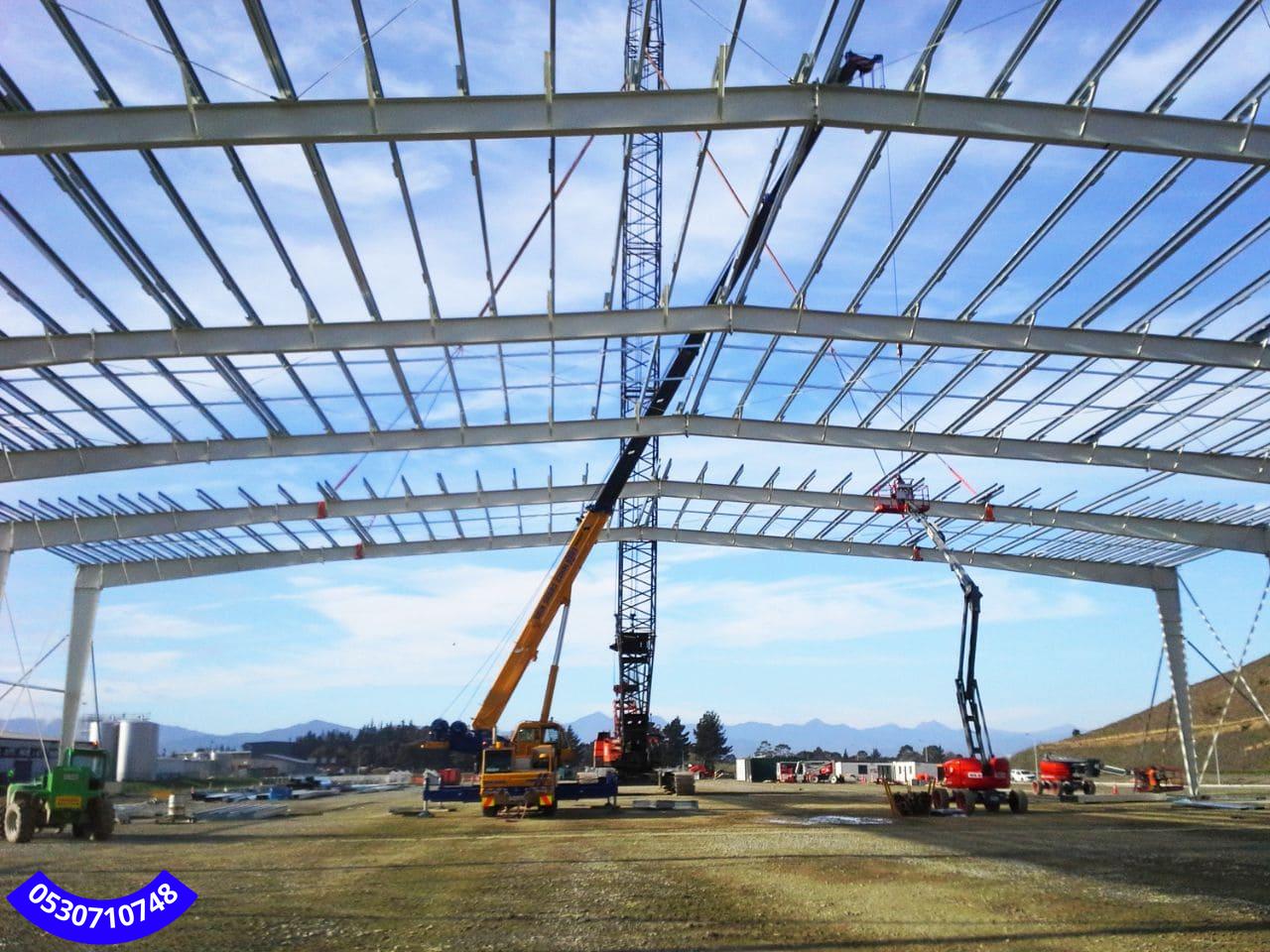 تركيب هنجر قوي من ألواح الساندوتش بانل