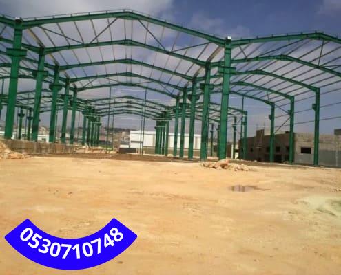 تطوير تصاميم هناجر جاهزة للمشاريع