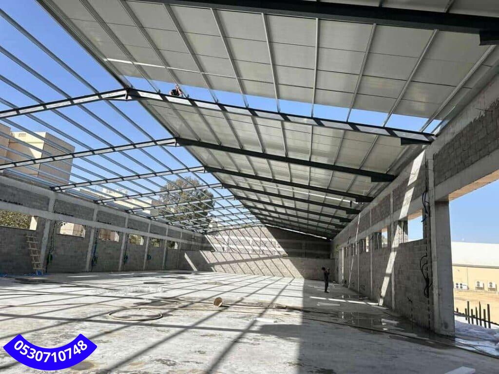 مميزات تصميم هناجر صناعية وتجارية