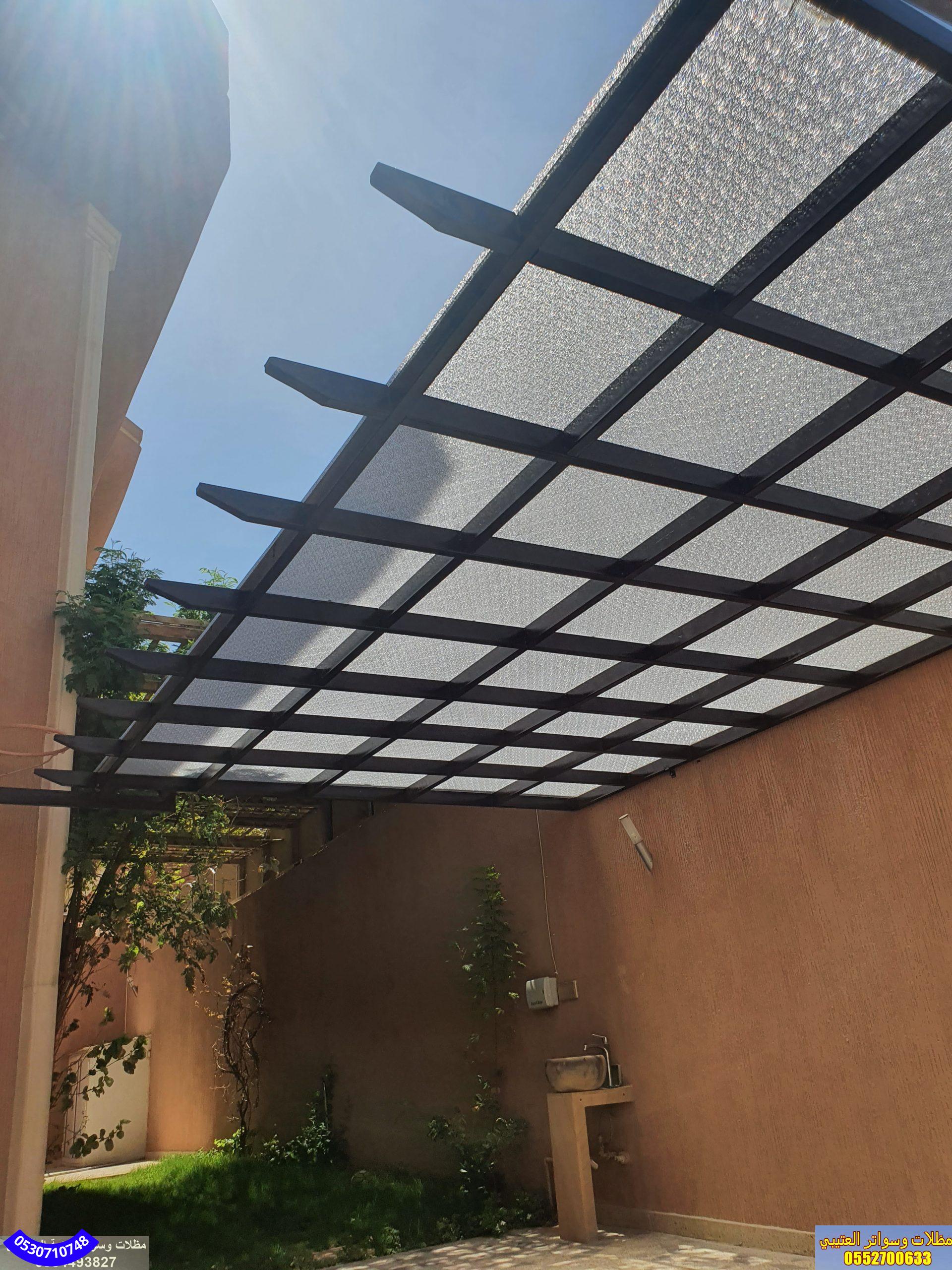 تركيب مظلات لكسان في جدة | حماية وأناقة بجودة عالية